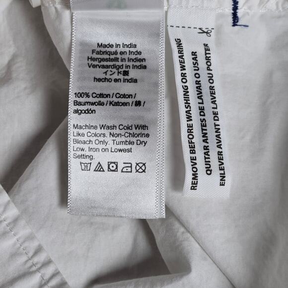 J. Crew Relaxed-fit washed cotton poplin shirt White 4 AX583 - Picture 6 of 10